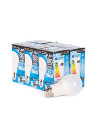 Resim Ack 9w Led Ampul 6500k Beyaz Işık E27 6'lı Eko Paket 