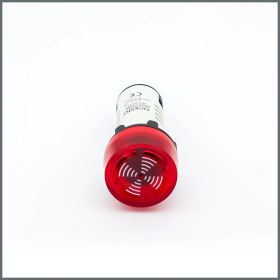 Resim Onesto LED Flaşörlü Buzzer 110VAC (Kırmızı) 