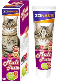 Resim Zonaks Yavru Yetişkin Kediler İçin Malt Pasta Böğürtlenli 100 G 