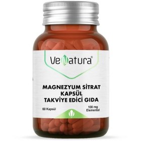Resim Venatura Magnezyum Sitrat 60 Kapsül 