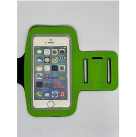 Resim KEEPRO Yeşil 14 pro max koşu için kılıf 14 pro max spor için kol bandı 14.5 cm 8 cm spor için telefon kılıf 