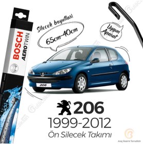 Resim Bosch Peugeot 206 Muz Silecek Takımı (1999-2012) Aerotwin 