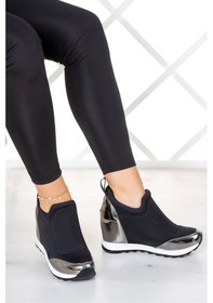 Resim Erkan Saçmacı Anastasia Platin Ön Yüz Streç Gizli Dolgu Günlük Ayakkabı Platin 