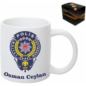 Resim Polis Armalı Kupa Bardak 