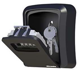 Resim Insafe ISC806KEY Şifreli Anahtar Kutusu - Anahtar Dolabı - Kasa - Siyah 