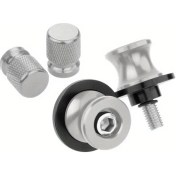 Resim Cloudstore Honda F5 F4 Cbr 1000rr/600rr/954rr/919rr/vtr1000 Nsr250 Crf1100l 8mm Gümüş Motor Spool Sehpası Aksesuarları 