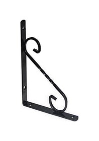 Resim Ferforje Raf Altı Küçük Siyah 