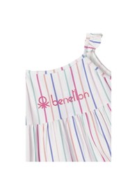 Resim United Colors Of Benetton Kız Çocuk Elbise Bnt-g21234 Beyaz 