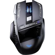 Resim Aula SC550 4800DPI 7 Tuşlu Makrolu 2.4ghz Kablosuz Optik Rgb Oyuncu Mouse Siyah 