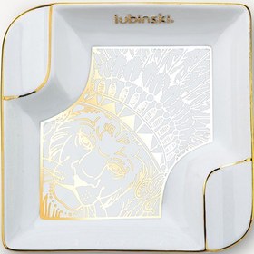 Resim Lubinski Lion Porselen Puro Küllüğü Beyaz/gold 2li 