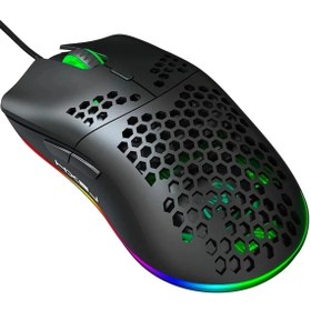 Resim HXSJ J900 USB Kablolu RGB Dpi Oyuncu Mouse Gaming Mouse 
