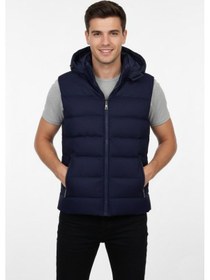 Resim Bigazzi Erkek Spor Kapüşonlu Yelek Regular Kalıp 961-309 Bgl-st04874 Lacivert 