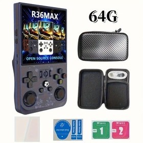 Resim Motion003 R36max Retro Oyun Konsolu Rk3326 Çip 64gb 4 Inç Hd Ekran Gri 
