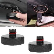 Resim 2 adet for TESLA Model 3, Model S, Model X, Model Y için Karanlık Kırmızı Detaylı Dayanıklı ve Darbe Emici Kauçuk Destek Pedleri - Araba Kaldırma ve Jack Standları için Mükemmel, Araba Kaldırma Destek|Şık Araba Aksesuarı|Dayanıklı Kauçuk Ped, Araba Kaldırma 