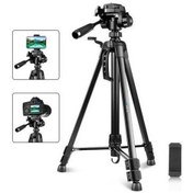Resim Wondernest Puluz Alüminyum Selfie Tripod 3b Kafa Montajı Siyah Telefon Kelepçesi 