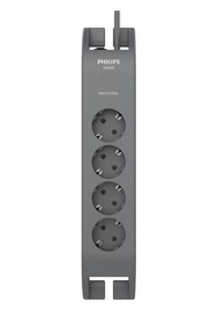 Resim Phılıps Spn3140a/62, 4 Soket, Akım Korumalı Priz, 900 Joules, 2mt Kablo, Gri 0 M 