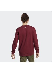 Resim adidas IC5770 HTA CREW Erkek Sweatshirt Bordo 