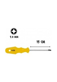 Resim Kupa Tornavida Mıknatıslı Yıldız Uçlu 5.0 - 15 Cm. 