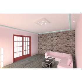 Resim Motifpiyer Tavan Spot Göbek Kenarlı-kare-45-60x60 