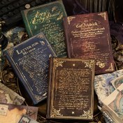 Resim 1 Kitap - Uzak Saygı Serisi Vintage Kahverengi Scrapbook Altın Folyo Vurguları, 192 Sayfa Yüksek Kaliteli Kağıt, Süslü Kenarlar & Kabartmalı Tasarımlar Günlük Yazımı İçin, Scrapbooking, DIY Hediye, Anı Tutma, Şık Günlük, Premium Kağıt, Hatıra Defteri, Günlük Tutucular, Yaratıcı Günlükçülük, Klasik Günlük, Dayanıklı Kapak, Dekoratif Not Defteri, Yaratıcı Hobiler 