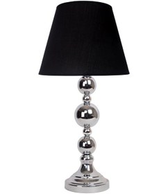 Resim Dekovien Modern Metal Top Gold Ayaklı Kumaş Siyah Abajur ABD0203 Diğer 