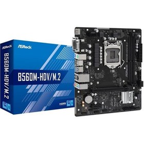 Resim Asrock B560M-HDV/M2 Intel B560 3200 MHz DDR4 Soket 1200 mATX Anakart 