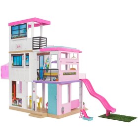 Resim Barbie'nin Işıklı ve Sesli Rüya Evi GRG93 