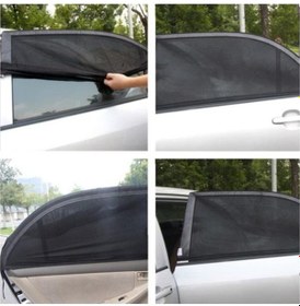 Resim 2 Adet Oto Yan Cam Perdesi Araba Arka Güneşlik Araç Anne Bebek Ço N11.1061 