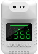 Resim Symbee Duvara Takılan Dokunsuz Enfrared Sıcaklık Ölçer - 1 Saniye Ölçüm, Üç Renk Alarm, C/ F Dönüşümü, 50 Geçmiş Veri, Üç Yöntem İle Kurulum Pil Yok 