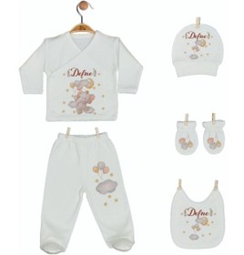 Resim Pia Baby Gl 1913-06 Isme Özel Yastık Battaniye Zıbın Set 