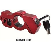 Resim Tcherchı Ağır Hizmet Bisikleti Ve Motosiklet Kilidi Kırmızı 