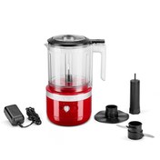 Resim KitchenAid 5KFCB519EER 1.19 L Kablosuz Şarjlı Kırmızı Mutfak Robotu KitchenAid