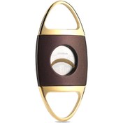 Resim COHİBA Cohiba Metal Puro Kesici Lazer Bıçak Kahve/gold (56RİNG) 