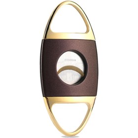 Resim COHİBA Cohiba Metal Puro Kesici Lazer Bıçak Kahve/gold (56RİNG) 