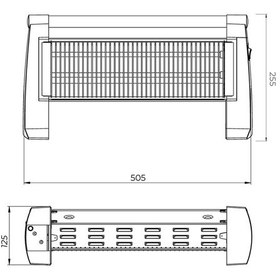 Resim Kumtel KS 2819 1200 W Quartz Isıtıcı 