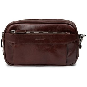Resim Deery Hakiki Deri Bordo Erkek Portföy Çantası - 08408mbrdy01 Bordo 