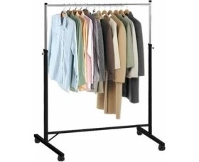 Resim Uzman Grup Raf Sistemleri Ayarlanabilir Tekerlekli Elbise Askılığı 