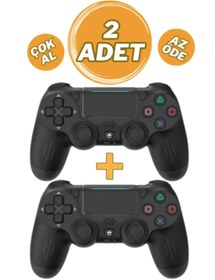 Resim Areksphone Sony Ps4 Joystick Tablet Telefon Pc Uyumlu Titreşimli Oyun Kolu 2 Adet 