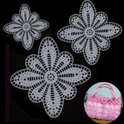 Resim Her pakette 30 adet plastik kelebek çiçek file hava kancası seti, çeşitli boyutlarda mevcut: 8.51 cm, 11.0 cm ve 14.0 cm. DIY el işi projeleri için ideal olan bu file parçalar, boş hava çiçekleri ve kelebek tasarımlarına sahiptir. Yastık, çanta ve ev dekorasyonu için dekoratif ekleme yapmak için mükemmel. Çiçekli ve geometrik süslemeler için uygun olan bu dayanıklı ve yeniden kullanılabilir ürünler, tığ işi ve el işleri için harika 