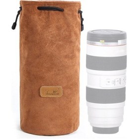 Resim Sones Sccotton Astar Darbeye Dayanıklı Dijital Koruma Taşınabilir Slr Lens Çantası Mikro Tek Kamera Çantası Yuvarlak Haki L 