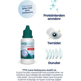 Resim TTO Lens Solüsyonu 6 x 60 ML 
