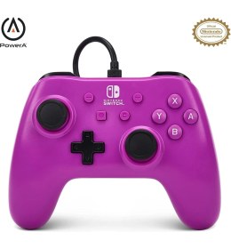 Resim Nintendo Switch Oyun Kolu Kablolu Lisanslı Grape Purple 