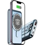 Resim STOREMAX SRT LABS BP11 10000 mAh Magsafe Uyumlu Dahili Kablolu Taşınabilir Manyetik Powerbank (Mavi) FxYM 1 