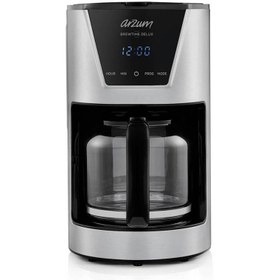 Resim Arzum AR3081-0600 Brewtime Delux Filtre Kahve Makinesi, Inox 