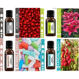 Resim WINBEST 4 Adet Esans Uçucu Yağ Kokusu Buhurdanlık Difüzör Hava Nemlendirici Kokusu Difüzör Koku Aro5 