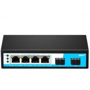 Resim HRUI HR901-AF-4P2S 4 PORT 10/100/1000 4 PORT POE 2 X SFP 65W YONETILEMEZ RACK MOUNT SWITCH HR901-AF-4P2S 4 PORT 10/100/1000 4 PORT POE 2 X SFP 65W YONETILEMEZ RACK MOUNT SWITCH