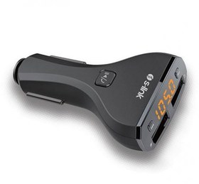 Resim S-link SL-BT30 MP3 Usb + Bluetooth Destekli 2-Usb 2.1A Fm Transmitter 