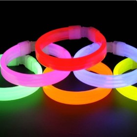 Resim Glow Partisi Fosforlu Ekstra Kalın Bileklik 6 Renk 6 Lı Set Baskı Yapılabilir - Yluh-874076 