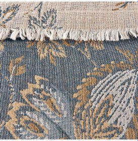 Resim Soft Mavera Çift Kişilik Yatak Örtüsü - Mavi - 230x240 Cm Çok Renkli 