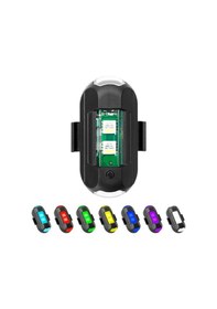 Resim Dianziye 7 Renkli Şarjlı Titreşimli Uçak Işığı - Drone/motosiklet Gece Uçuş Aydınlatması, Parlak Flaş Ve Uyarı Işığı Pil Dahil 